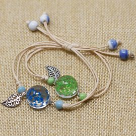 Pretty Flower & Leaf Braclet