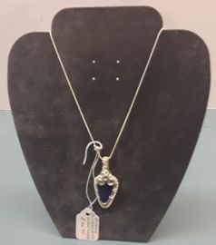 Flower Jade WR Copper Necklace (Freeform)