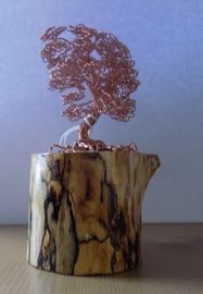 Tree Sculpture Aluminium - Copper