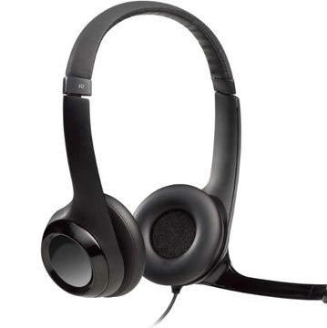 Diadema Alámbrica Logitech H390 USB Negra Teams Zoom