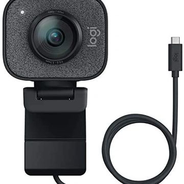 Cámara Web para Videoconferencia Logitech Streamcam Negra con cable USB Teams Zoom