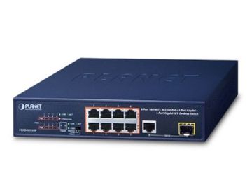 Router Switch Access Point Extensor de Rango Ethernet Camara Inyector PoE Planet