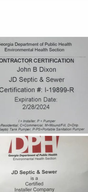 Certified Septic Installation 
