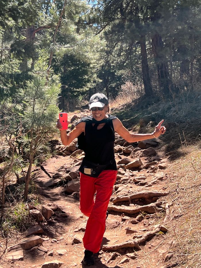 This is an image of me hiking in the Rockies near Boulder, Colorado