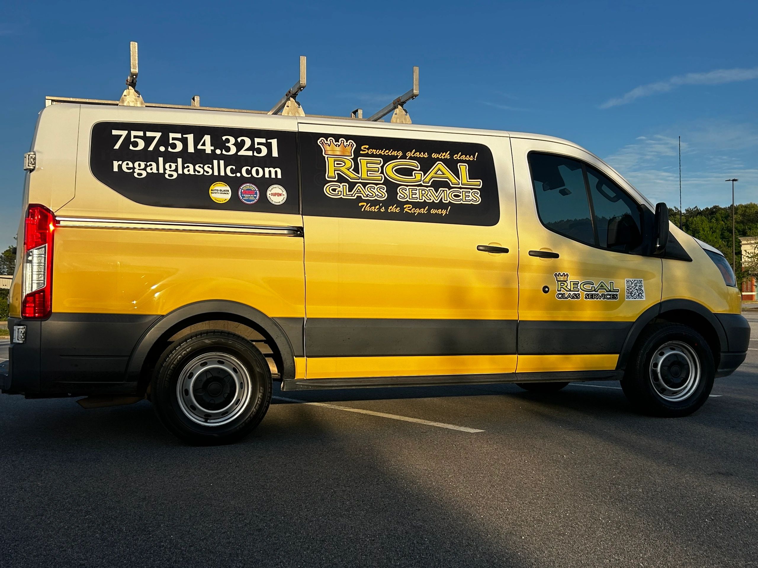 Regal Glass Services Van