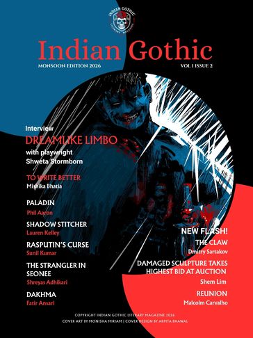 Cover of Indian Gothic magazine Monsoon Edition 2026 Vol 1 Issue 2.