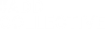 The ADD Collective logo showcasing the agency collective's name in white lettering, with a plus sign