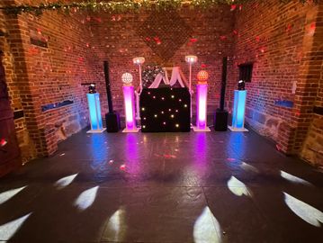 Wedding DJ set up