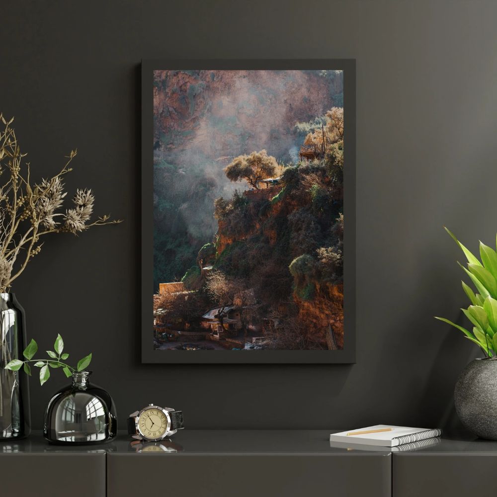 Cascades d'Ouzoud, Morocco Wall Art, Waterfall Landscape Home Décor