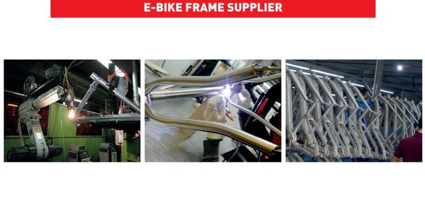 e-bike frames being made