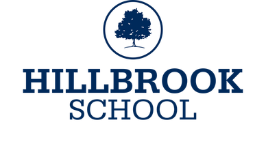 Hillbrook School logo with a tree symbol.