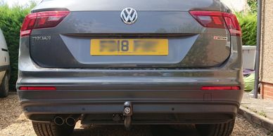 2018 VW Tiguan fixed Tow-Trust swan neck Towbar with 13Pin fitted by Go-Tow Ltd