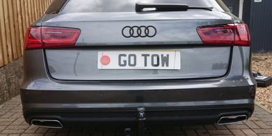 2020 Audi A6 Avant Tow-Trust Detachable Towbar with 7Pin fitted by Go-Tow Ltd