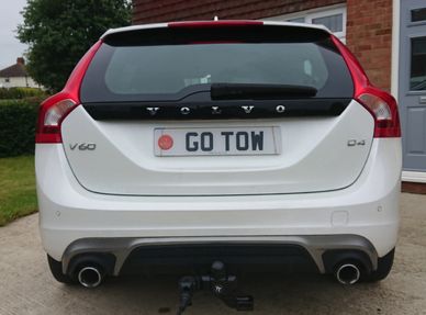 2016 Volvo V60 Tow-Trust fixed flange towbar with 7pin fitted by Go-Tow Ltd