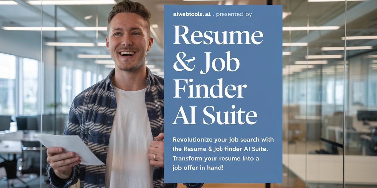 The Resume & Job Finder Ai Suite — AI Web Tools spotlight