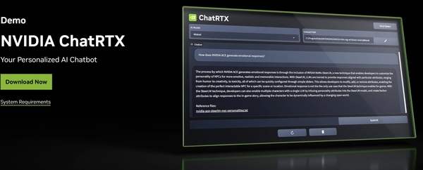 ChatRTX by NVIDIA — AI tool listed on AI Web Tools