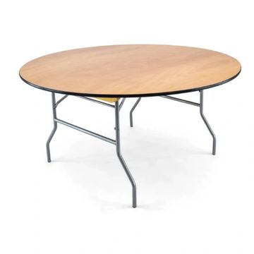 60 inch round wood table. 