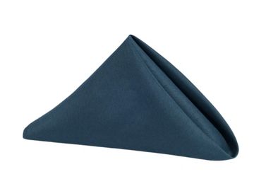 Navy linen napkin. 