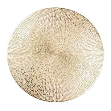 Gold placemat. 