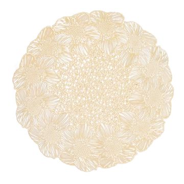 Flower styled placemat. 