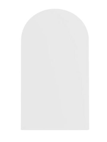 Arch cover in the color white.