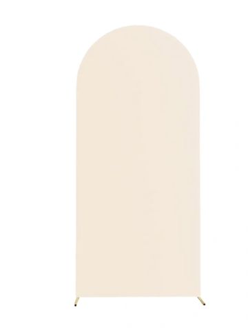 Arch cover in the color beige.