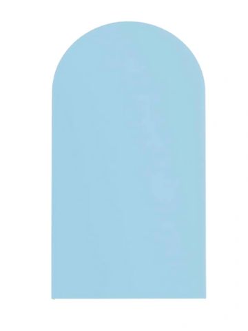 Arch cover in the color baby blue.