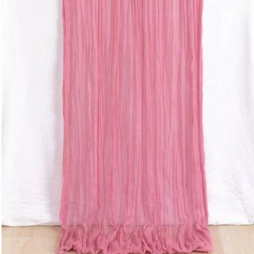 Mauve table runner for wedding and event decor.