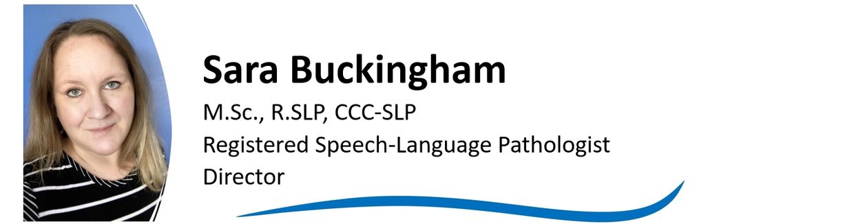 Sara Buckingham, registered speech language pathologist in the Chestermere, Langdon, & Calgary area
