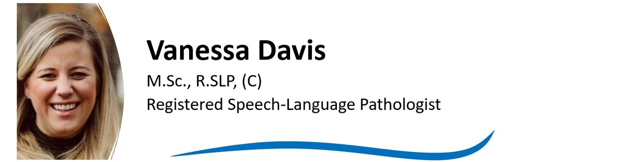 Vanessa Davis, registered speech language pathologist in the Chestermere, Langdon, & Calgary area