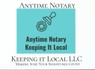 Anytime Notary Keeping It Local