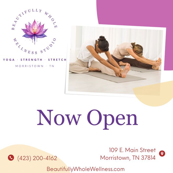 Beautifully Whole Wellness, Yoga, Personal Training, Morristown, TN, massage, reiki