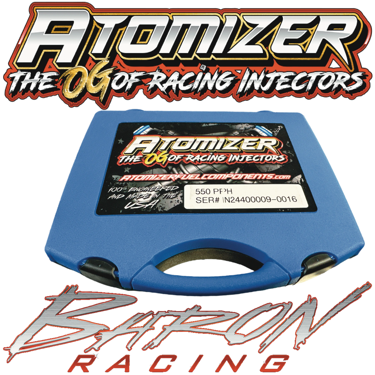 Atomizer 3 Billet Racing Injectors Sets of 8