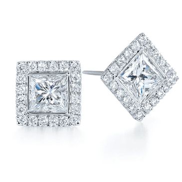 Princess Cut Earrings