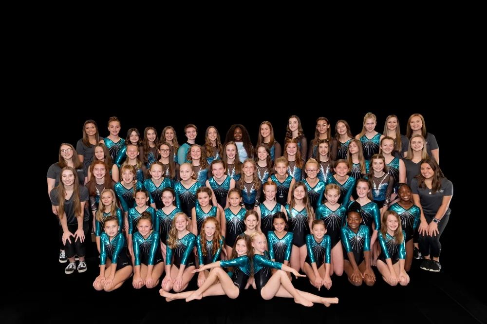 Easley Gymnastics Team Photo