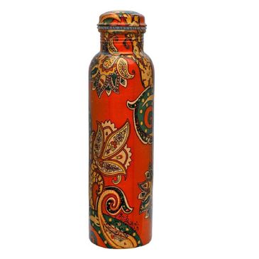 Copper Water Bottle 
Stylish looking 
Authentic 
Eco-friendly 
Handcrafted 
Handmade 
Artisan Health