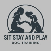 sit stay and  play dog training.