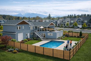 Custom designed addition with legal suite in Langley BC