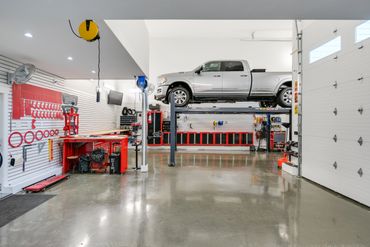 new garage/shop in a custom designed home in Langley BC