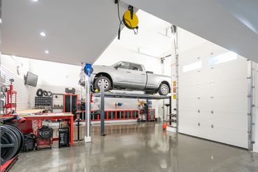 new garage/shop in a custom designed home in Langley BC