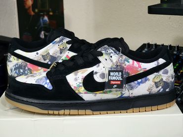 Supreme  x Nike SB Dunk Low
'Rammellzee'
FD8778-001
Release Date: August 2023