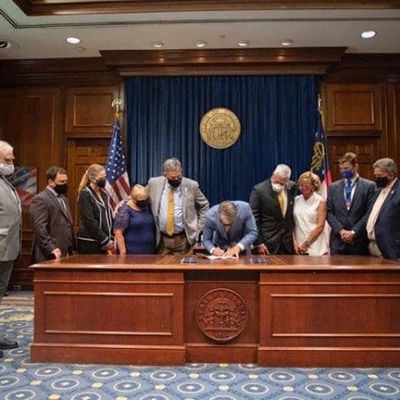 Signing of the Georgia Crime, Trauma and Death Scene Cleaning bill into law. 08/04/2020.   