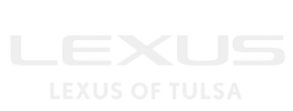 Lexus logo with 'Lexus of Tulsa' text below it on a black background.