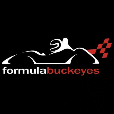 Logo of Formula Buckeyes featuring a race car silhouette and checkered flag.