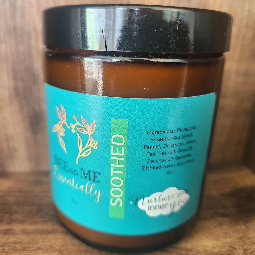 SOOTHED.   8 OZ.     $35
Blended with Basil and Cinnamon to aid digestion.

 