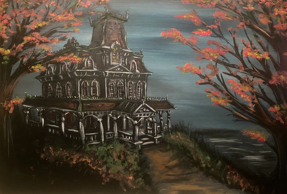 Canvas Print: The Haunted House