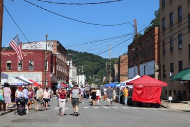 2022 West Virginia Bigfoot festival vendor in Downtown Sutton, WV