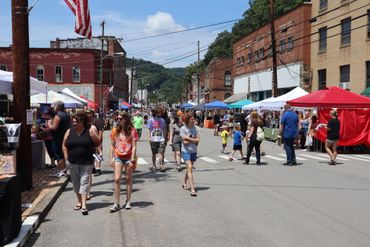 2022 West Virginia Bigfoot festival vendor in Downtown Sutton, WV