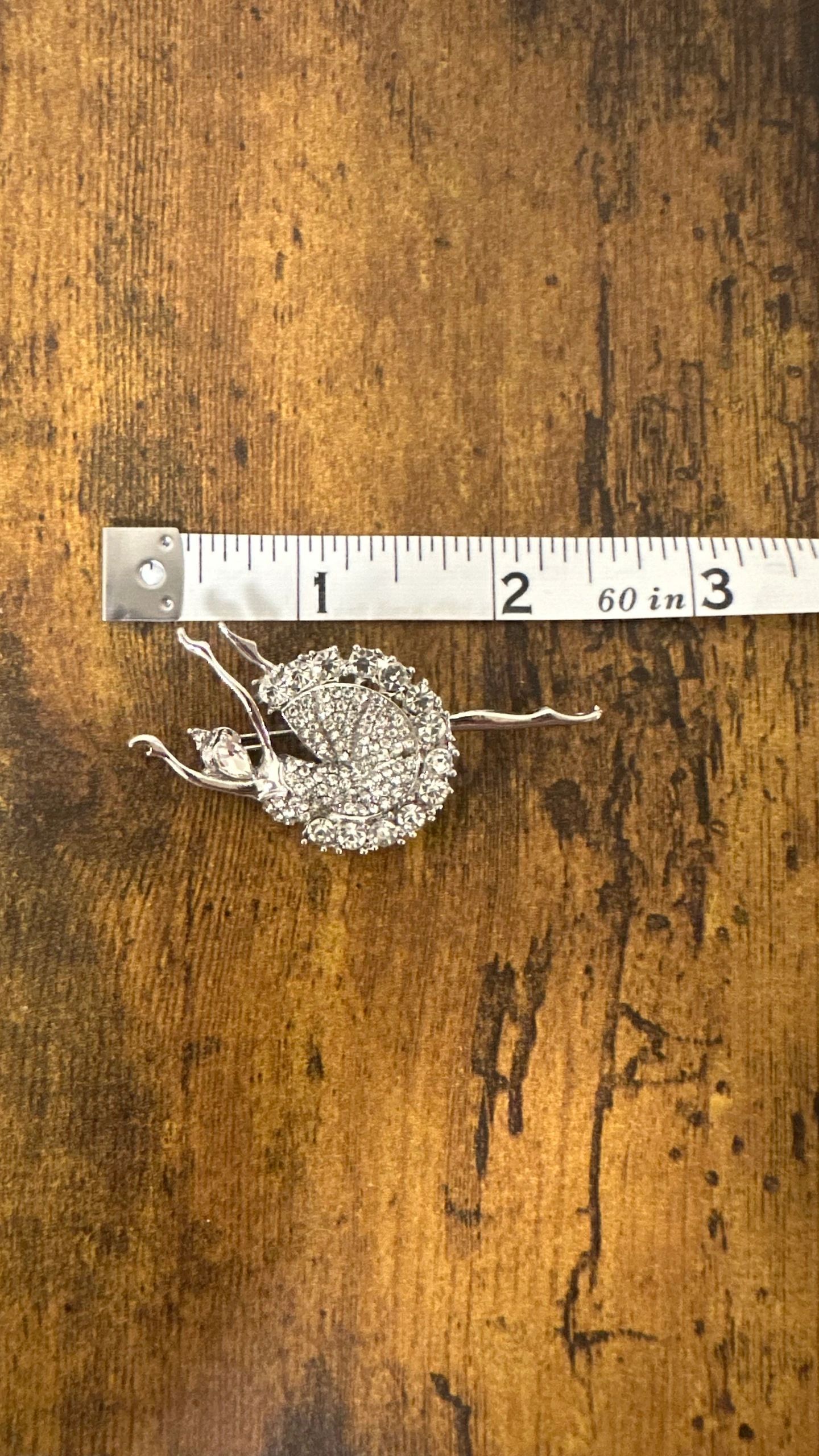 Brooch- Silver Ballerina