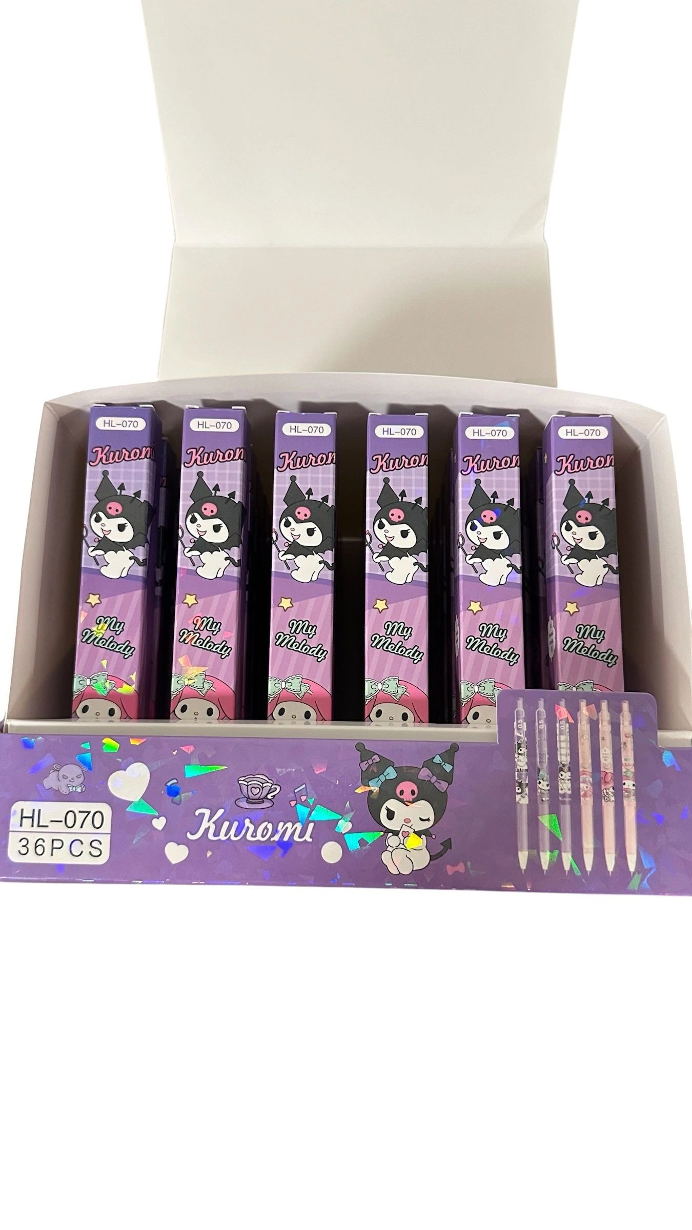 Kuromi gel pens